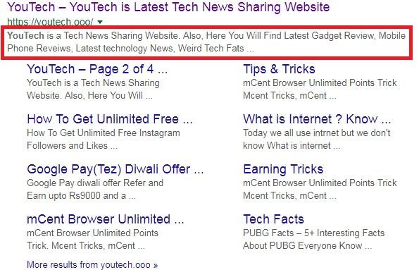 Website Ranking How YouTech Appears On Google