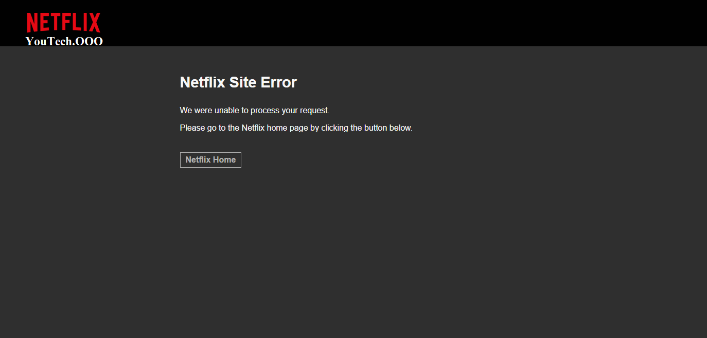 Solve-Netflix-Site-Error