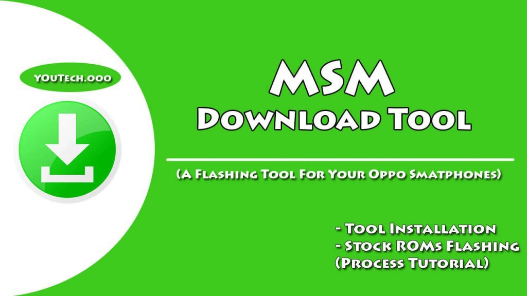 how to install msm download tool