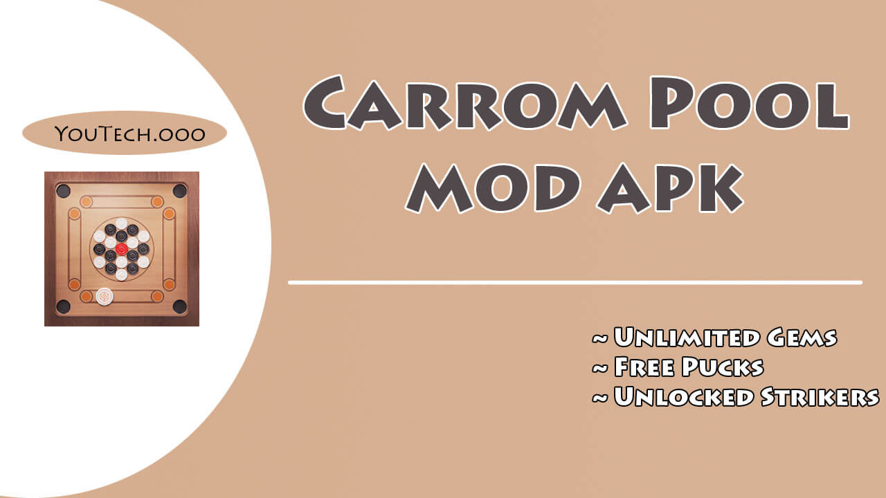 Carrom Pool Mod Apk Latest 5 3 0 Version 2021 Unlimited Gems Coins