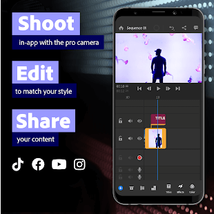 shoot edit share on adobe premiere rush mod