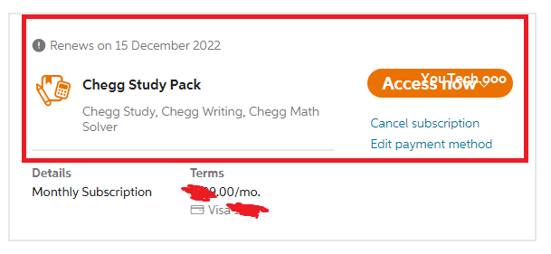 My-Orders-Chegg-com