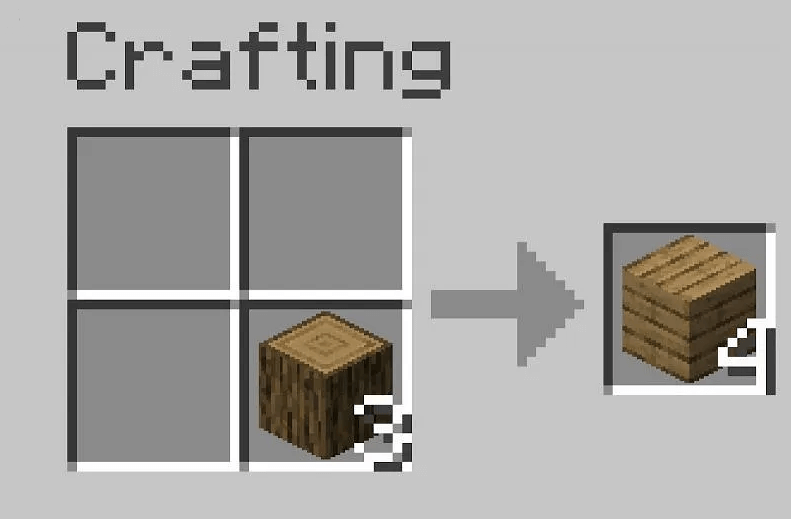 convert logs into wooden planks