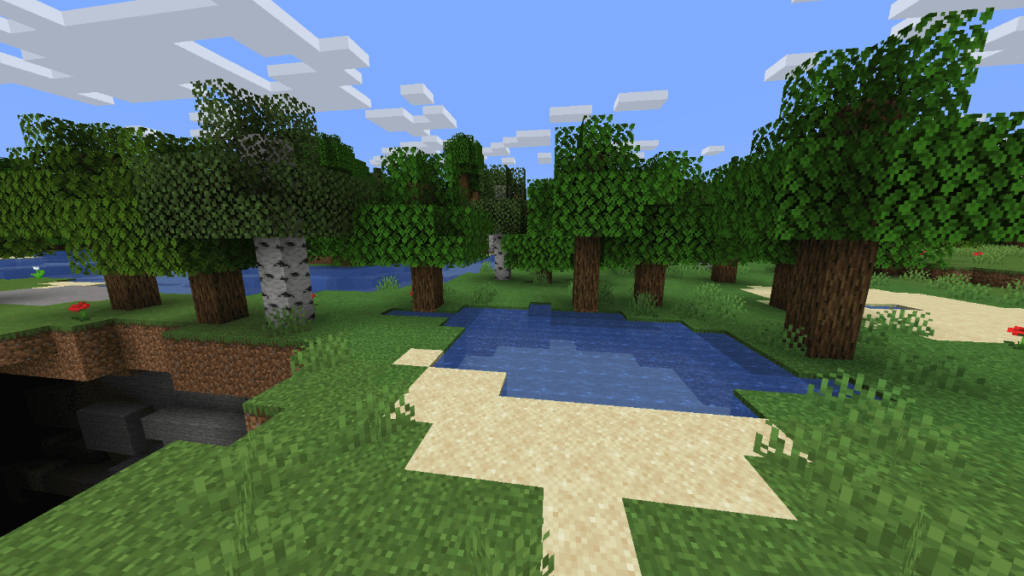 trees in minecraft