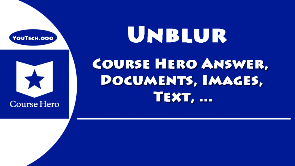 unblur course hero