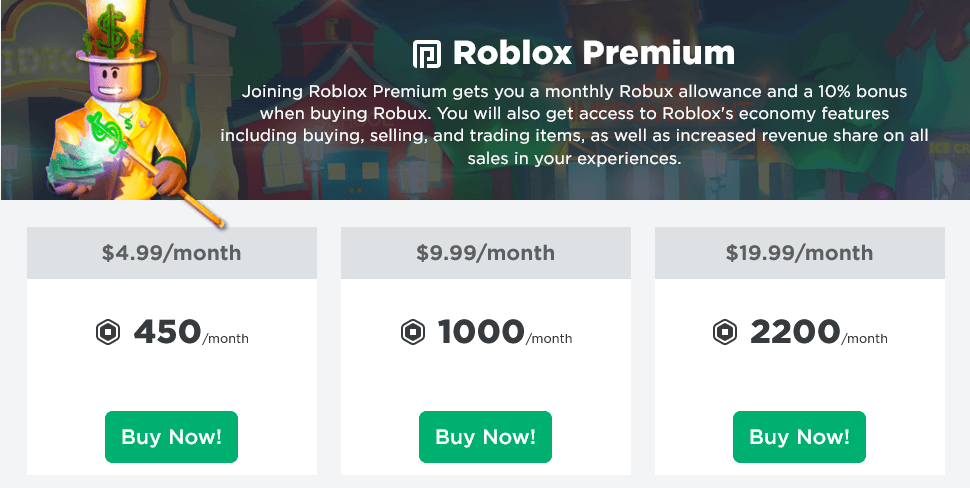 roblox premium