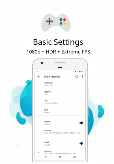 gfx tool basic settings