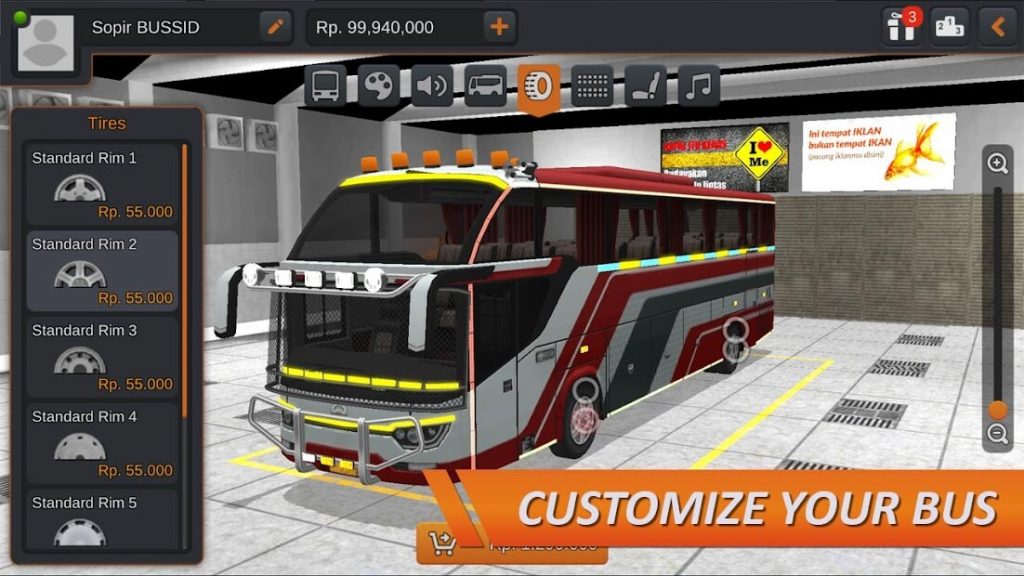 customize bus