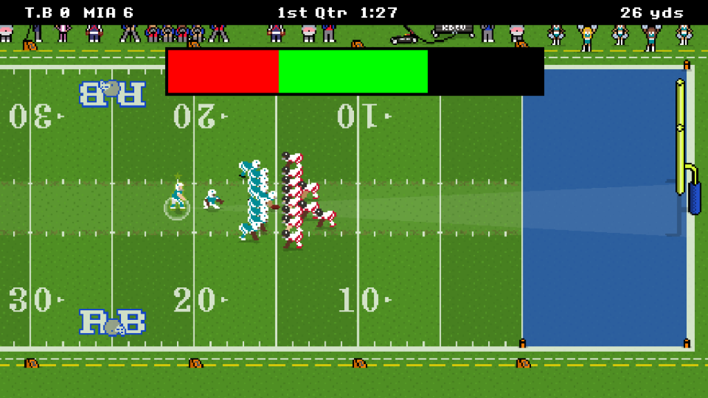 retro bowl pixelated graphics