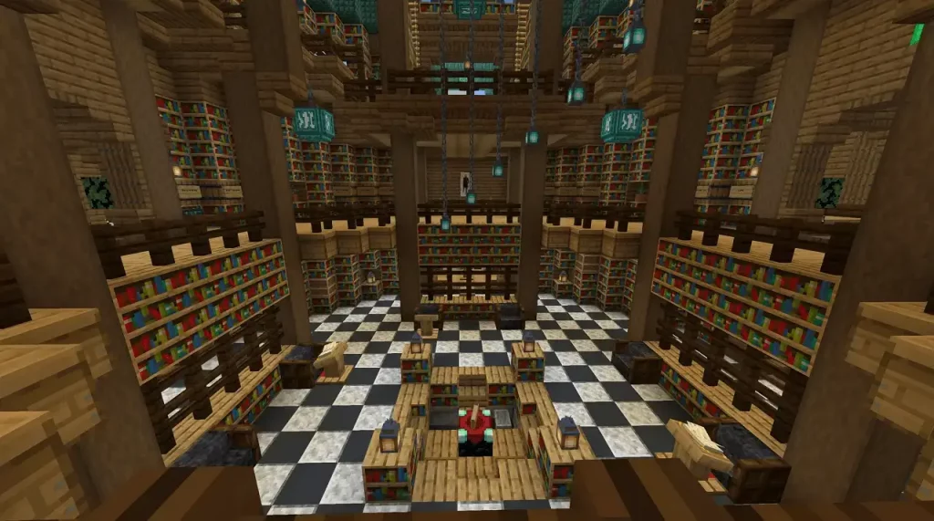 minecraft building ideas library