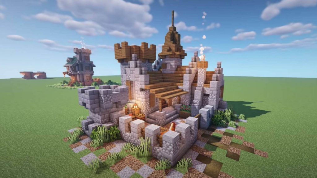 minecraft building ideas castle