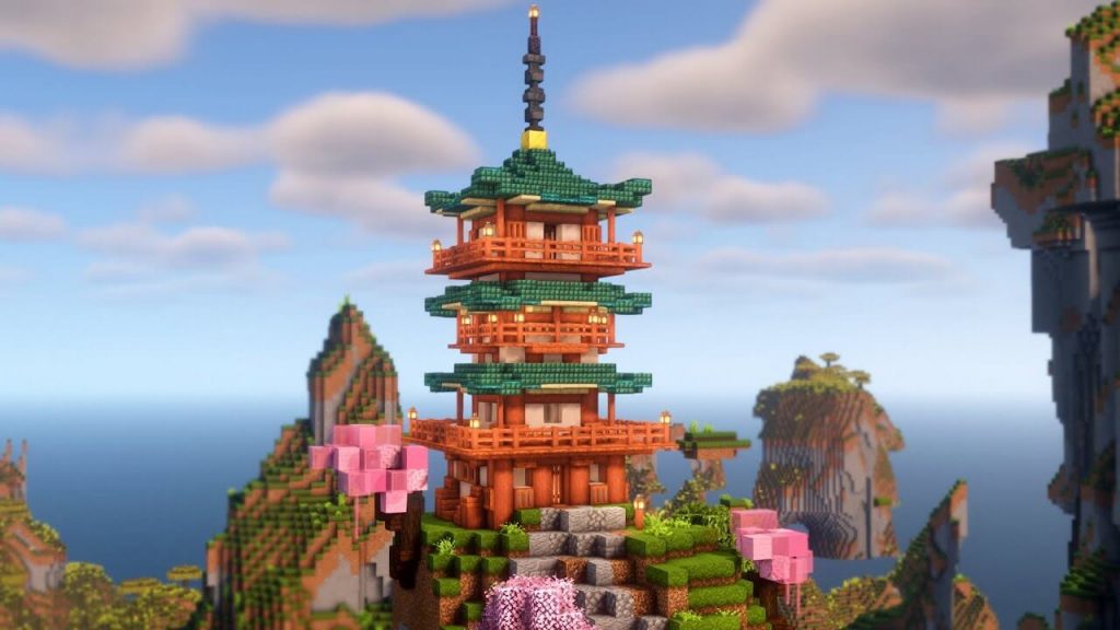 the japanese pagoda