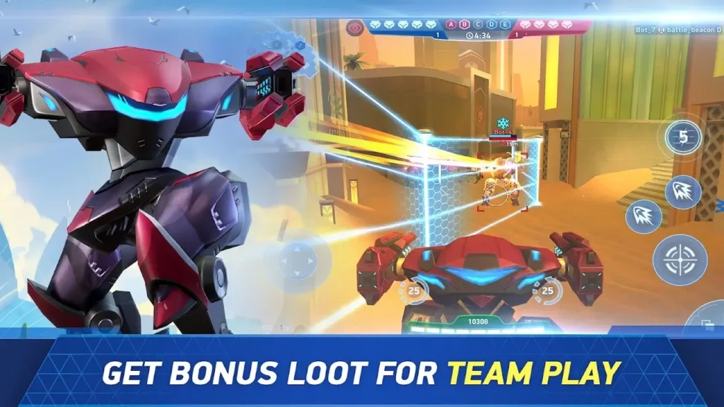 get bonus loot on Mech Arena MOD APK